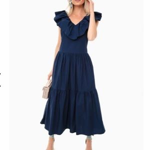 **L Last One!** Navy Ruffle Jo Dress
POMANDER PLACE